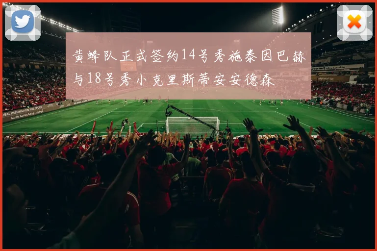 黄蜂队正式签约14号秀施泰因巴赫与18号秀小克里斯蒂安安德森